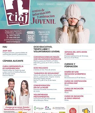 Joventut de Torrevella presenta la seua nova programació d’hivern 2021 amb activitats de gener a març