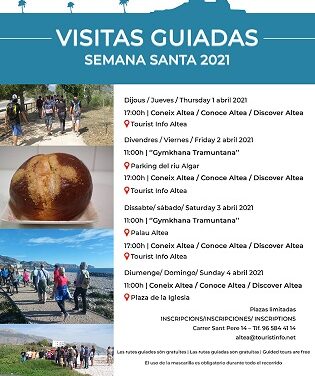 Turismo de Altea anuncia las Visitas Guiadas de Semana Santa