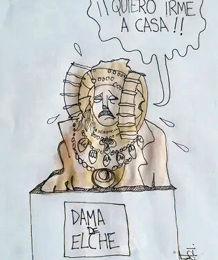 La Dama d’Elx vol tornar a casa, vinyeta #31 de Luis Antonio Mac-Beath, Luant