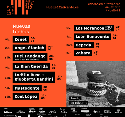 Muelle12 celebra l’èxit de la seua inauguració amb 11 noves confirmacions a Alacant