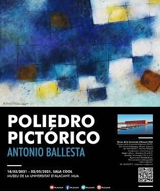 Una selección de obras de Antonio Ballesta se exponen en el MUA con «Poliedro pictórico»
