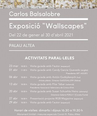 L’exposició “Wallscapes” en el Palau Altea del fotògraf Carlos Balsalobre