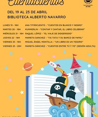 La Concejalía de Cultura de Elda celebra el Día del Libro con una semana de cuentacuentos en Elda y la entrega de libros gratuitos