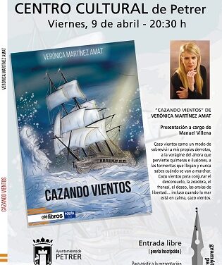 La escritora petrelense Verónica Martínez se aventura con la poesía en su nueva obra “Cazando Vientos”