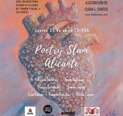 Abril de poesía llega a Alicante con una nueva sesión del Poetry Slam