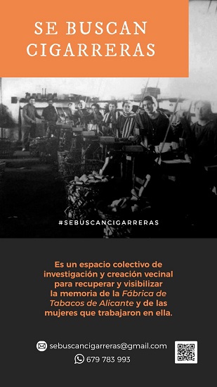 Se buscan cigarreras! Una historia viva hacia el presente de Alicante
