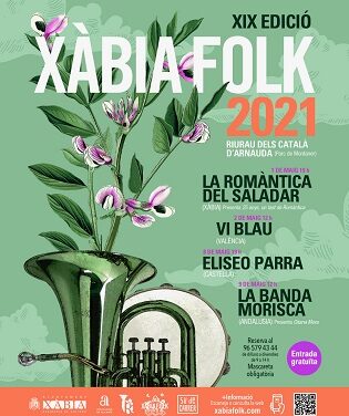 Eliseo Parra, Vi Blau, La Banda Morisca y la Romàntica del Saladar protagonizan el festival XàbiaFolk 2021