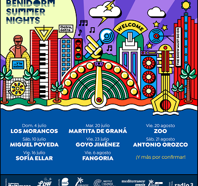 Antonio Orozco, Fangoria y Miguel Poveda encabezan las primeras confirmaciones para Benidorm Summer Nights 2021