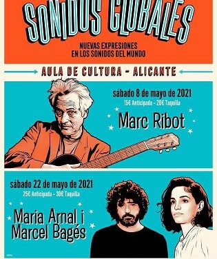 Fundación Mediterráneo reúne en Alicante a Marc Ribot este sábado y a María Arnal i Macel Bagés dentro del ciclo Sonidos Globales