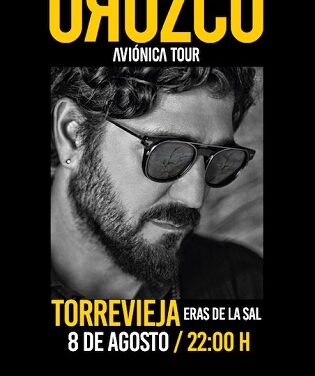 Antonio Orozco y el grupo infantil Pica-Pica actuarán este verano en el recinto de las Eras de la Sal de Torrevieja