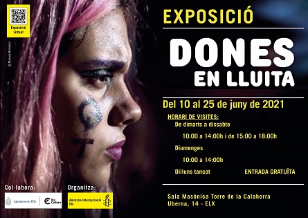 L’Ajuntament col·labora amb Amnistia Internacional d’Elx en l’exposició “Dones en lluita”