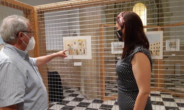 Las Clarisas acoge la exposición “Elche dibujada” con dibujos y acuarelas de Pepe Ros