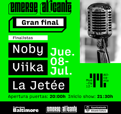 Tres bandas alicantinas se clasifican para la final de Emerge Alicante, el certamen que impulsa el talento musical alicantino