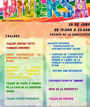 Mutxamel Diversa 2021: Jornada LGTBI