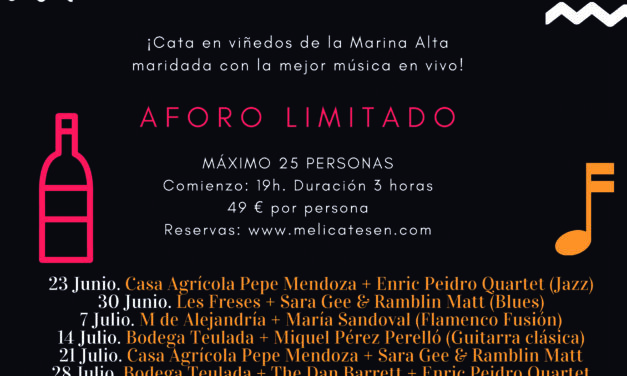 Vino y música en la Marina Alta