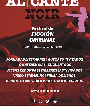 Alicante celebra su primera edición del festival de ficción criminal Alicante Noir con la presencia del premio Planeta, Eva García Sáenz de Urturi