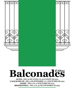 Las calles del casco antiguo se convierten en una galería de arte con Balconades d’Altea