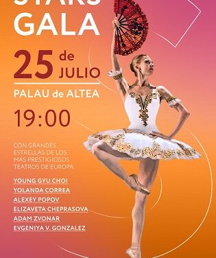 STARS GALA 2021 en julio en el Palau d’Altea: danza de lujo