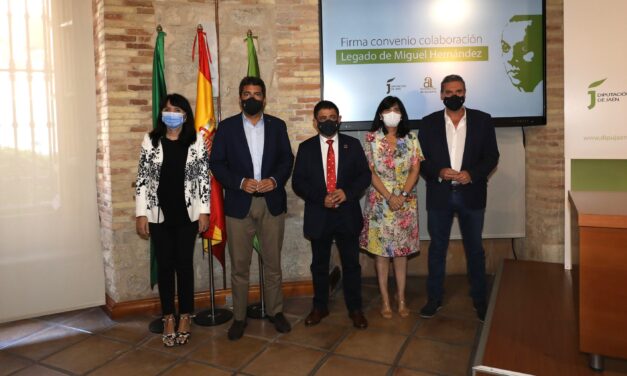 Las diputaciones de Alicante y Jaén firman un acuerdo histórico para colaborar en la difusión del legado y la obra de Miguel Hernández
