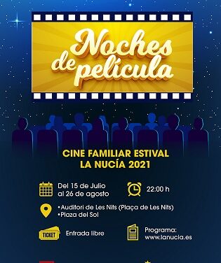 Vuelve la Emoción con las Noches de Película del Cine Familiar en La Nucía