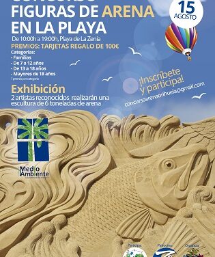 Concurs de ‘Figures d’Arena a la Platja’, aquest diumenge, en La Zenia d’Oriola