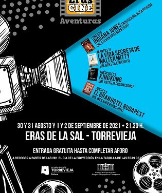 Eras de cine en Torrevieja dedica su próxima edición al género de aventuras