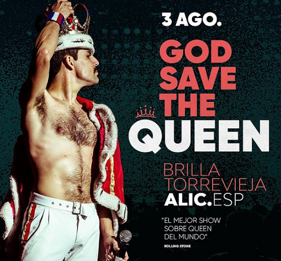 La banda tributo a Queen más importante del mundo celebrará sus 50 años sobre los escenarios en el Festival Brilla Torrevieja