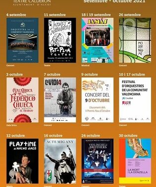Extensa programación cultural  para el otoño en Alcoy