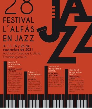 Dissabte que ve s’inicia el 28 Festival L’Alfàs en Jazz
