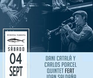 Dani Catalá y Carlos Porcel Quintet con Joan Saldaña en concierto este sábado  Copia