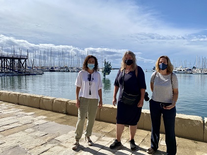 La periodista danesa Hanne Olsen visita Torrevella interessant-se per la història de les salines i l’oferta turística mediambiental