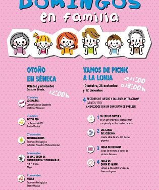 Cultura d’Alacant proposa una desena de funcions i esdeveniments gratuïts per a públic infantil en La Llotja i Sèneca