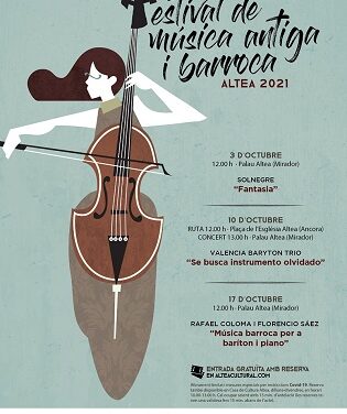 Cultura dE Altea presenta una nueva edición del Festival de Música Antigua y Barroca