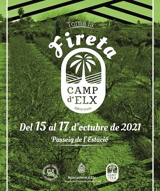 La Fireta del Camp d’Elx torna amb la seua desena edició al Passeig de l’Estació del 15 al 17 d’octubre