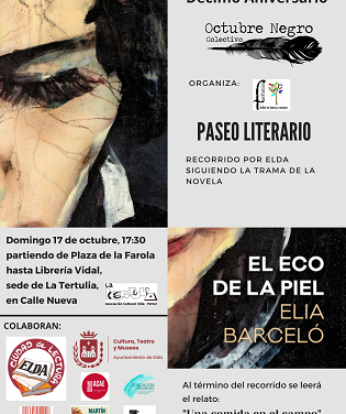 El programa de Presentacions Literàries de Tardor a Elda continua a l’octubre amb un assaig, dos àlbums infantils i una novel·la històrica