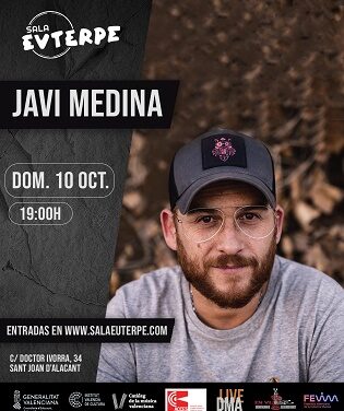Javi Medina en Sala Euterpe este fin de semana