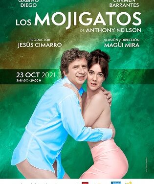 Los Mojigatos con Gabino Diego y Carmen Barrantes en el Auditorio de la Mediterrània el 23 de octubre