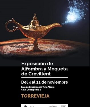 La sala de exposiciones Vista Alegre de Torrevieja acoge del 4 al 21 de noviembre la exposición “Alfombra y moqueta de Crevillent”