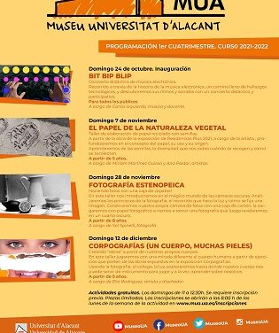 Los “Diumenges al MUA” recuperan el formato presencial