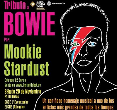 El grupo ilicitano Mookie Stardust ofrecerá el próximo 20 de Noviembre un concierto tributo a David Bowie
