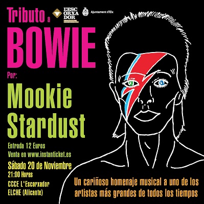 El grupo ilicitano Mookie Stardust ofrecerá el próximo 20 de Noviembre un concierto tributo a David Bowie