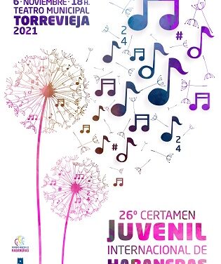 Presentado el 26º Certamen Juvenil de Habaneras, que se celebra el 6 de noviembre en el Teatro Municipal de Torrevieja