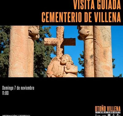 Turisme organitza la tercera edició de les visites guiades als panteons modernistes del Cementeri de Villena