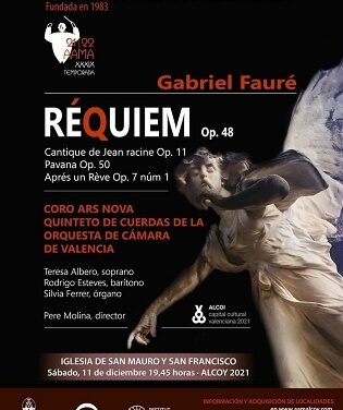 Alcoy acoge la impresionante obra de Fauré con un distinguido elenco