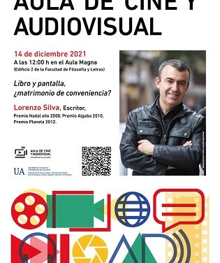Lorenzo Silva hablará de “Libro y pantalla, ¿matrimonio de conveniencia?” en la Universidad de Alicante