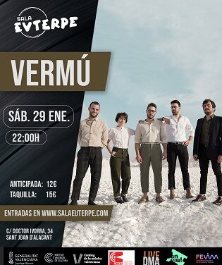 Sala Euterpe inaugura aquesta setmana els esdeveniments de 2022 amb el concert de Vermú
