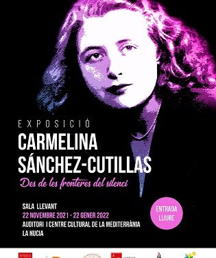 Auditori de la Mediterrània acoge la despedida en la Comunitat Valenciana de la exposición “Carmelina Sánchez-Cutillas, des de les fronteres del silenci”