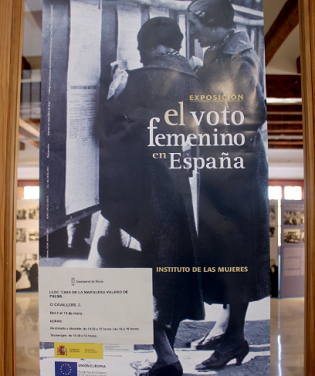 Exposició sobre el vot femení a Espanya en la Casa de la Marquesa Valero de Palma de Dénia