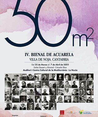 El Auditori i Centre Cultural de la Mediterrània acoge la Bienal de Acuarela 50 m2 con 54 artistas que atesoran más de 3000 premios