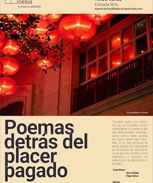 La nueva edición de “A Micro Abierto” en Villena ofrece un recital que aborda la creación poética generada en burdeles del país asiático a lo largo de la historia